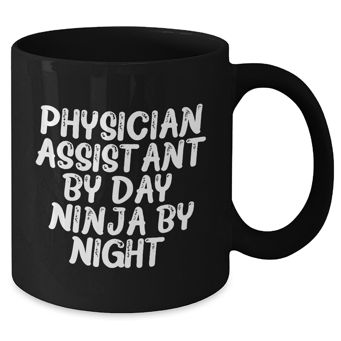 Physician Assistant Ninja Gifts, Black Coffee Mug for Father's Day, 'Physician Assistant By Day. Ninja By Night.' Quote, Gifts from Men, Gifts for Physician Assistant - Additional