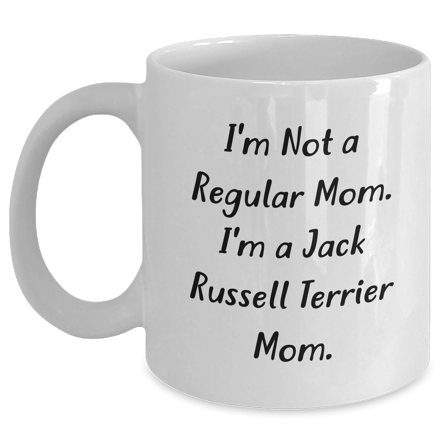 Funny Jack Russell Terrier Mom White Coffee Mugs Gifts for Dad's Unique Father's Day Presents from Family - Main