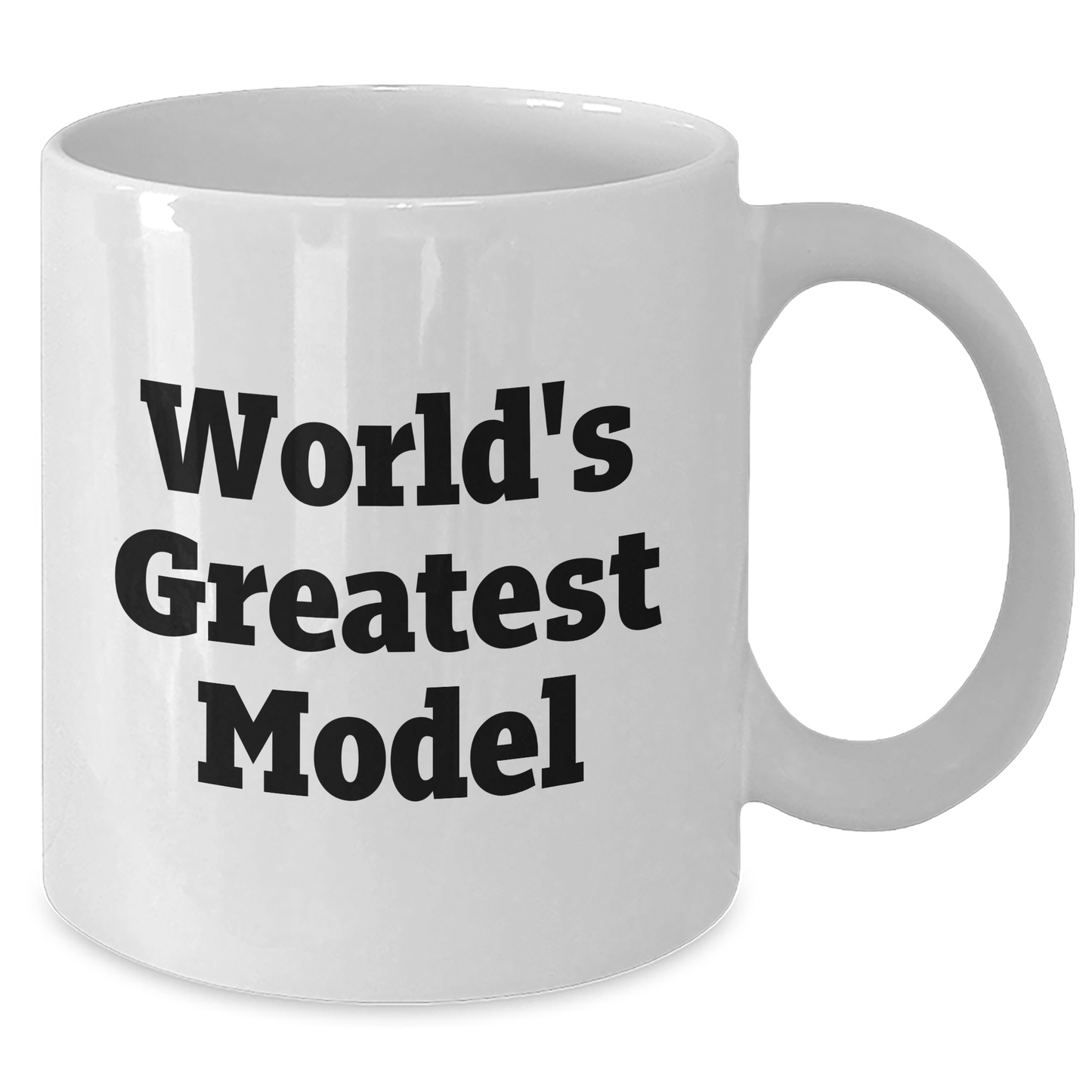 Funny World's Greatest Model Gifts for Men from, Unique White Coffee Mugs for Father's Day - Additional