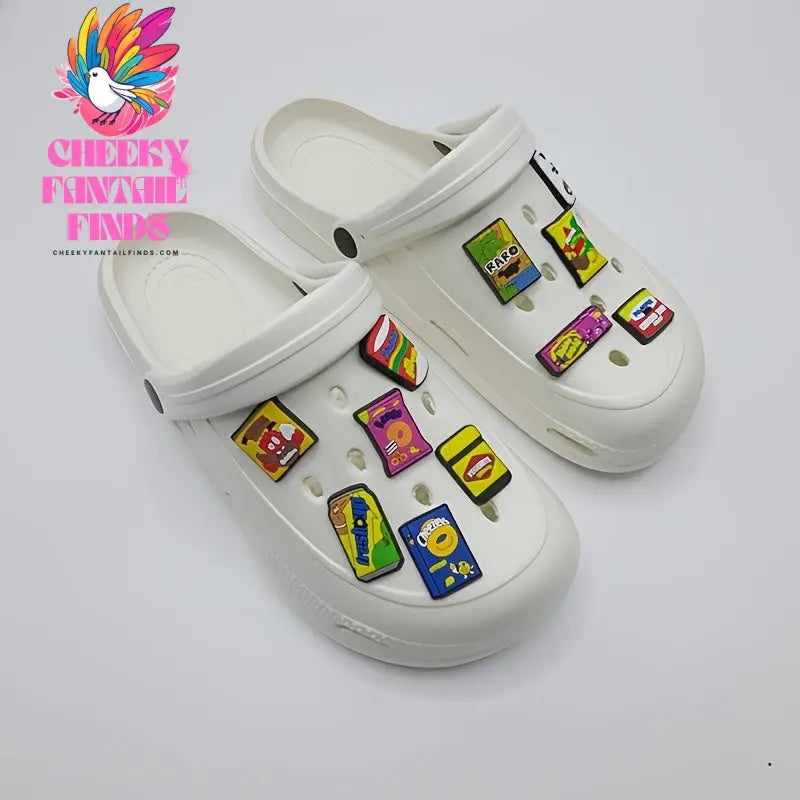 11pcs Vibrant Mexican Food-Themed Cartoon Shoe Charms - DIY Removable PVC Accessories for Clogs & Sandals, Ideal Christmas Gift, Shoe Accessories, Series Cheeky Fantail Finds