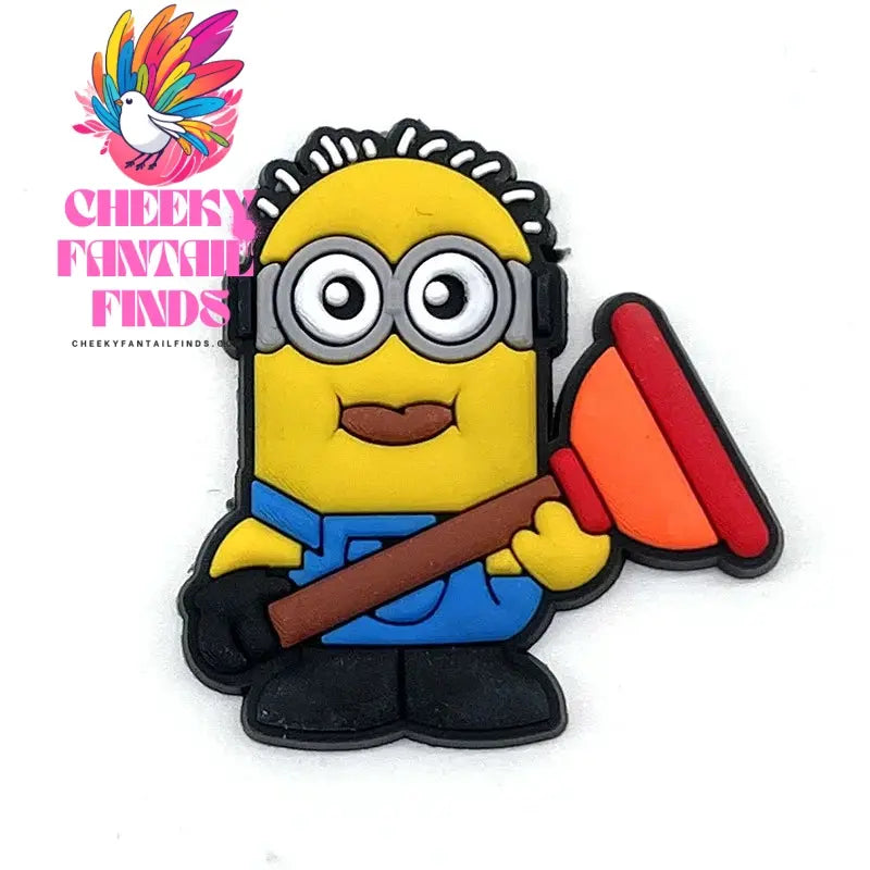 12PCS Despicable Me Shoe Charms Shoe Flowers Cartoon Figure Accessories Shoes Decorations for shoes Slippers Buckle Gift Cheeky Fantail Finds