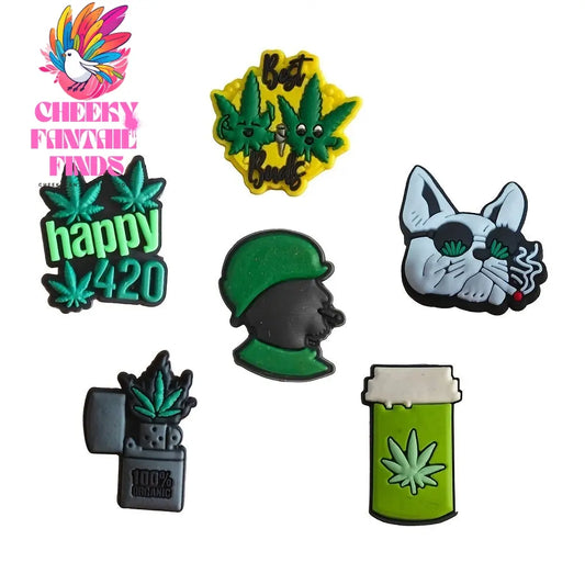 13pcs Fashion Shoe Charms For Sandals, PVC Shoe Decorations Accessories For Christmas Birthday Gift Party Favors Cheeky Fantail Finds