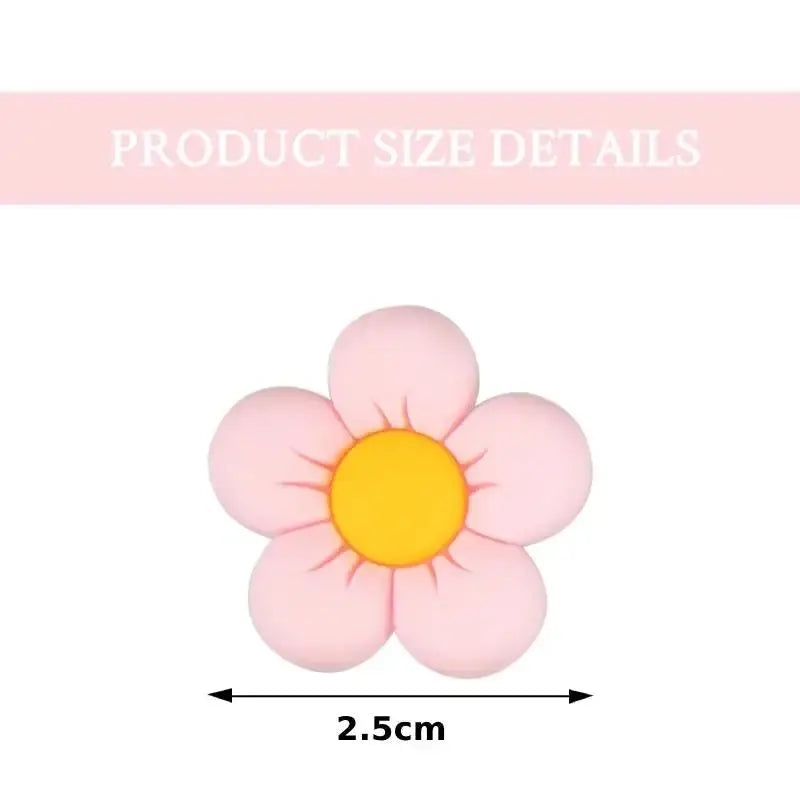 14pcs Flower Charms Cute Shoe Charms Accessories Shoe Decoration Daisy Shoes Pins Gift for Kids Girl Adults Woman Birthday Party Cheeky Fantail Finds