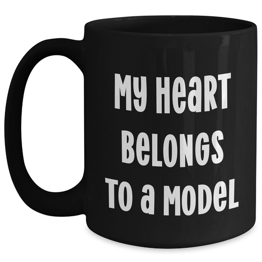 Funny Model Quote Gifts for Friends, Black Coffee Mugs from Family, Inspirational Graduation Unique Gifts for Him or Her - Main