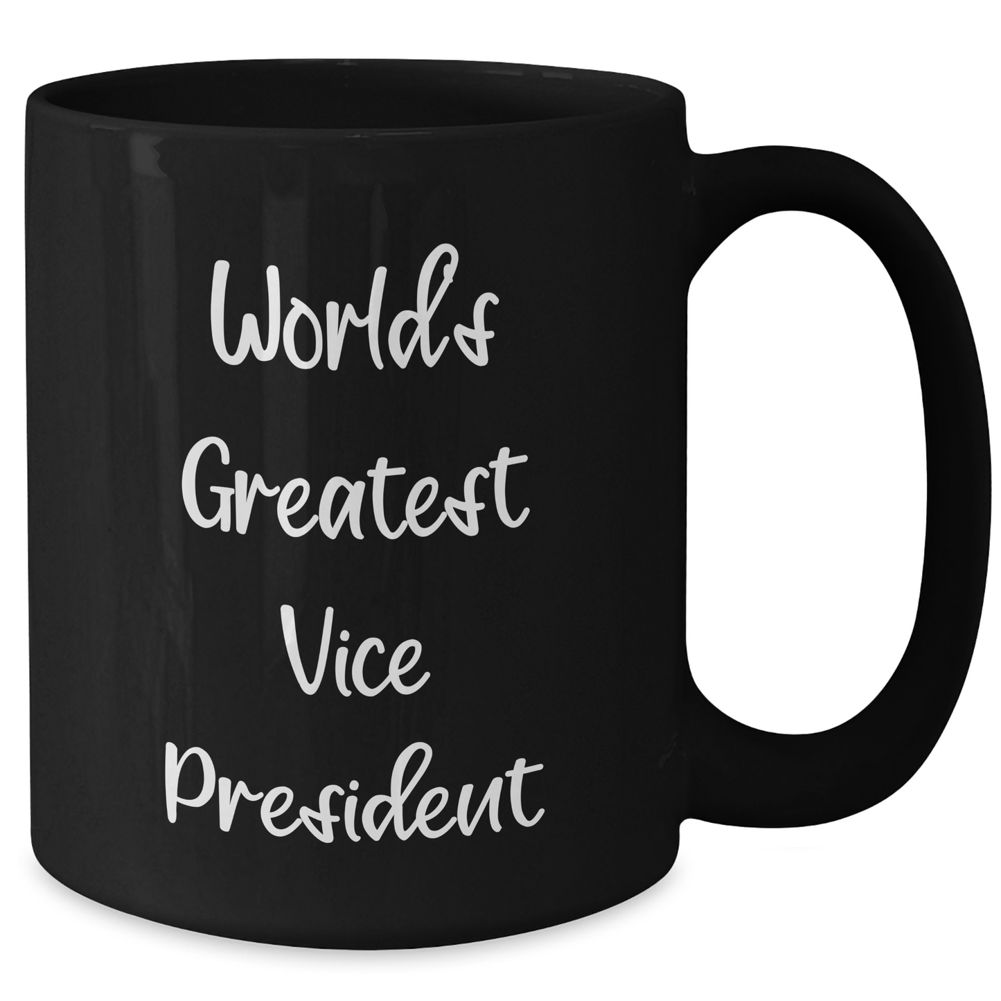 Funny Vice President Gifts from Family, Black Coffee Mug for World's Greatest Vice President Graduation Unique Gifts - Additional
