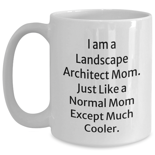 Landscape Architect Mom's Funny White Coffee Mug Gifts from Men for Father's Day - Main