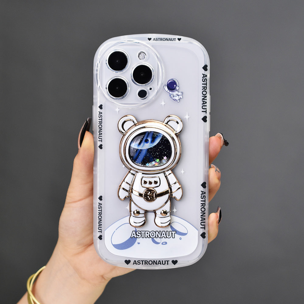 Galactic Astronaut Graphic Phone Case - Durable Protection, Vibrant Print - Festive Gift for IPhone 14, 13, 12, 11, X, XR, XS, 8, 7, Mini, Plus, Pro Max, SE - Perfect Easter, Christmas, Halloween Surprise for Her, Him, Friend