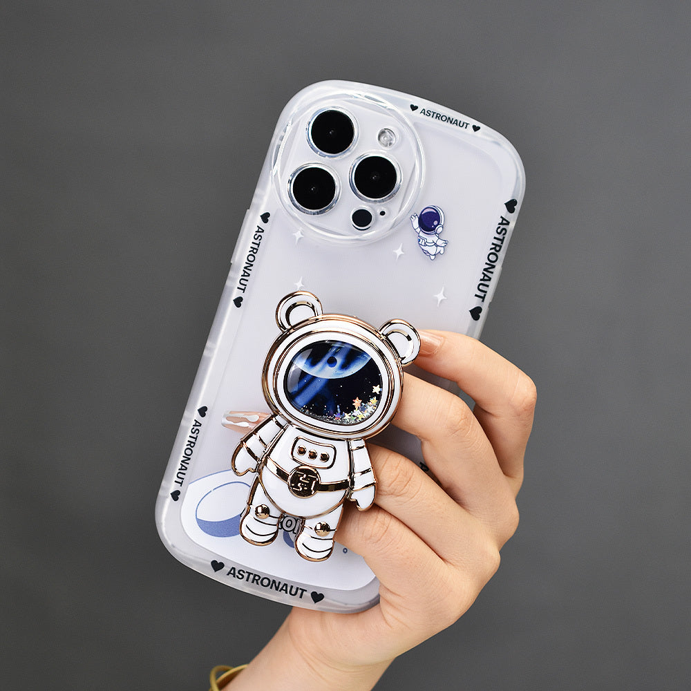Galactic Astronaut Graphic Phone Case - Durable Protection, Vibrant Print - Festive Gift for IPhone 14, 13, 12, 11, X, XR, XS, 8, 7, Mini, Plus, Pro Max, SE - Perfect Easter, Christmas, Halloween Surprise for Her, Him, Friend