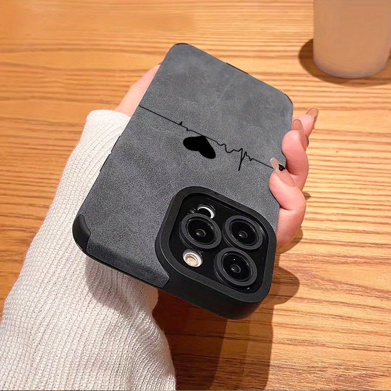 Luxury Shockproof Heart Pattern Design Shockproof Slim Protective Case Anti-Fall Sleeve Phone Case Camera Lens All Inclusive Phone Soft Case For IPhone15 Pro Max/Pro/11/ 12/13/14/X/XR/Xs/Plus/Pro/Pro Max Series