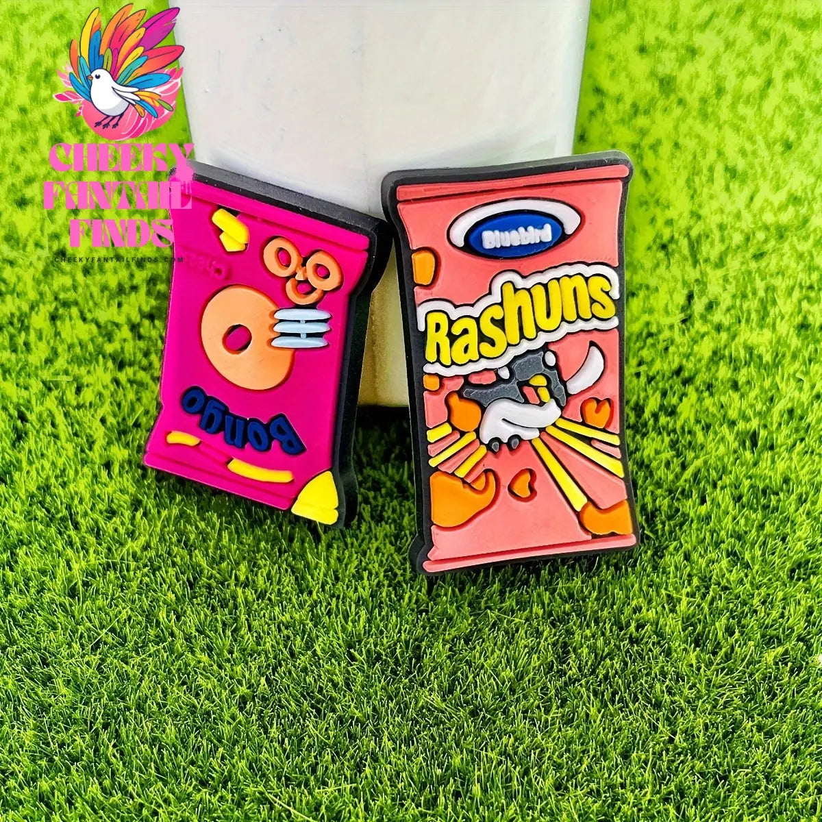 16pcs PVC Imitation Food Shoe Charms, Cute Snack & Beverage Designs, Playful Shoe Accessories Set Cheeky Fantail Finds