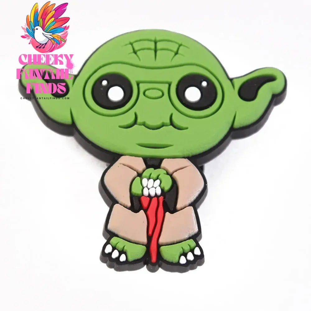 16styles Cute Yoda Shoe Charms Decor Accessory for Clogs Sandals Decorations Charms Decor PVC Accessories Cartoon Kids Gifts Cheeky Fantail Finds