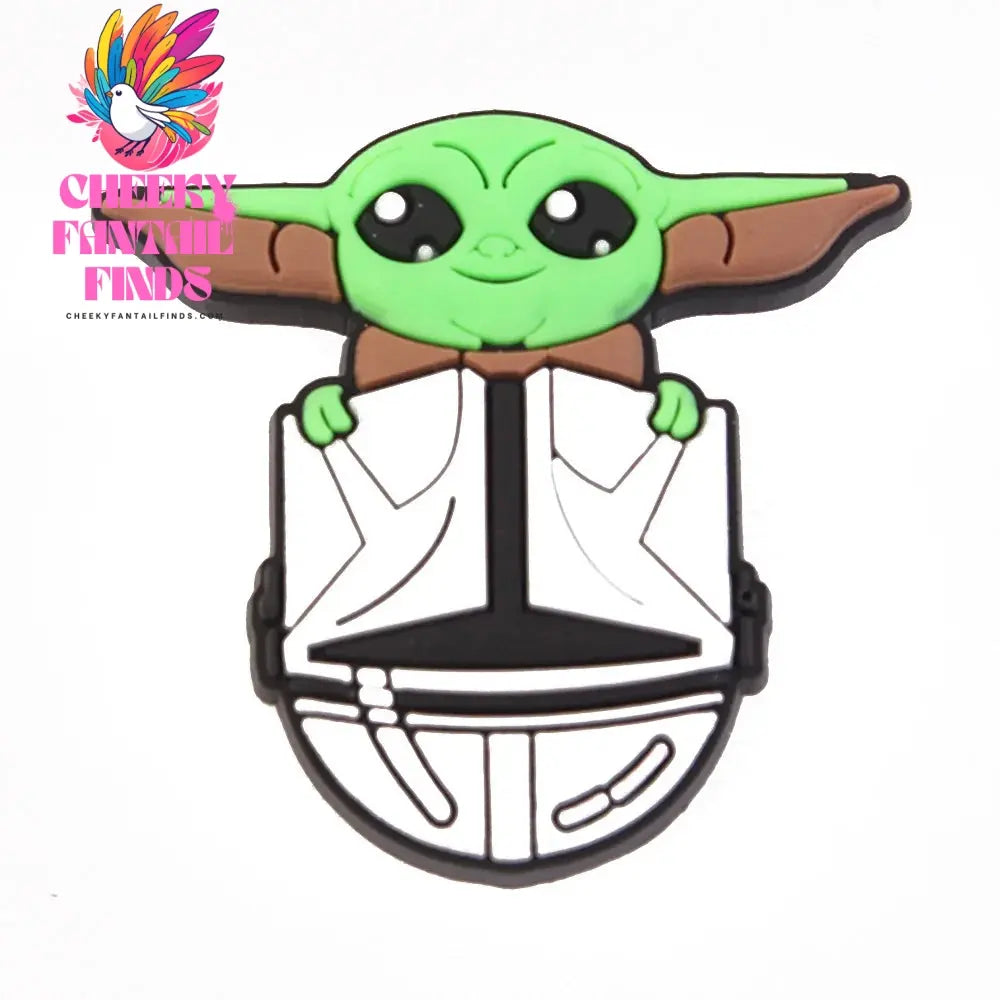 16styles Cute Yoda Shoe Charms Decor Accessory for Clogs Sandals Decorations Charms Decor PVC Accessories Cartoon Kids Gifts Cheeky Fantail Finds