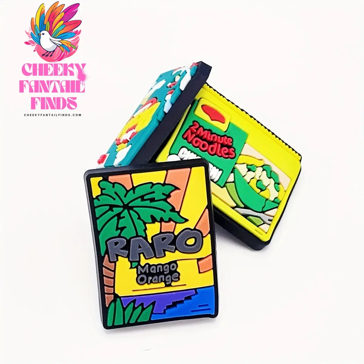 18pcs Fun Cartoon Food Shoe Charms Set - Durable PVC, Easy Install for Shoe & Sandals - Perfect for Party Favors & Christmas Gifts Cheeky Fantail Finds