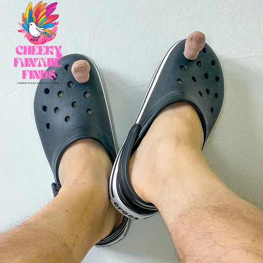 1PC 3D Creative Big Toe Alligator Hanging Shoe Toe Personality Decoration Funny Decor Creative Shoe Decoration Accessories Cheeky Fantail Finds