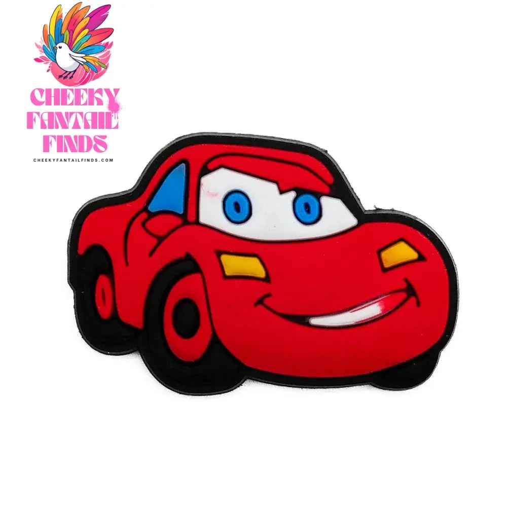 1PC Cartoon Lightning McQueen Cute Shoe Buckle Cheeky Fantail Finds