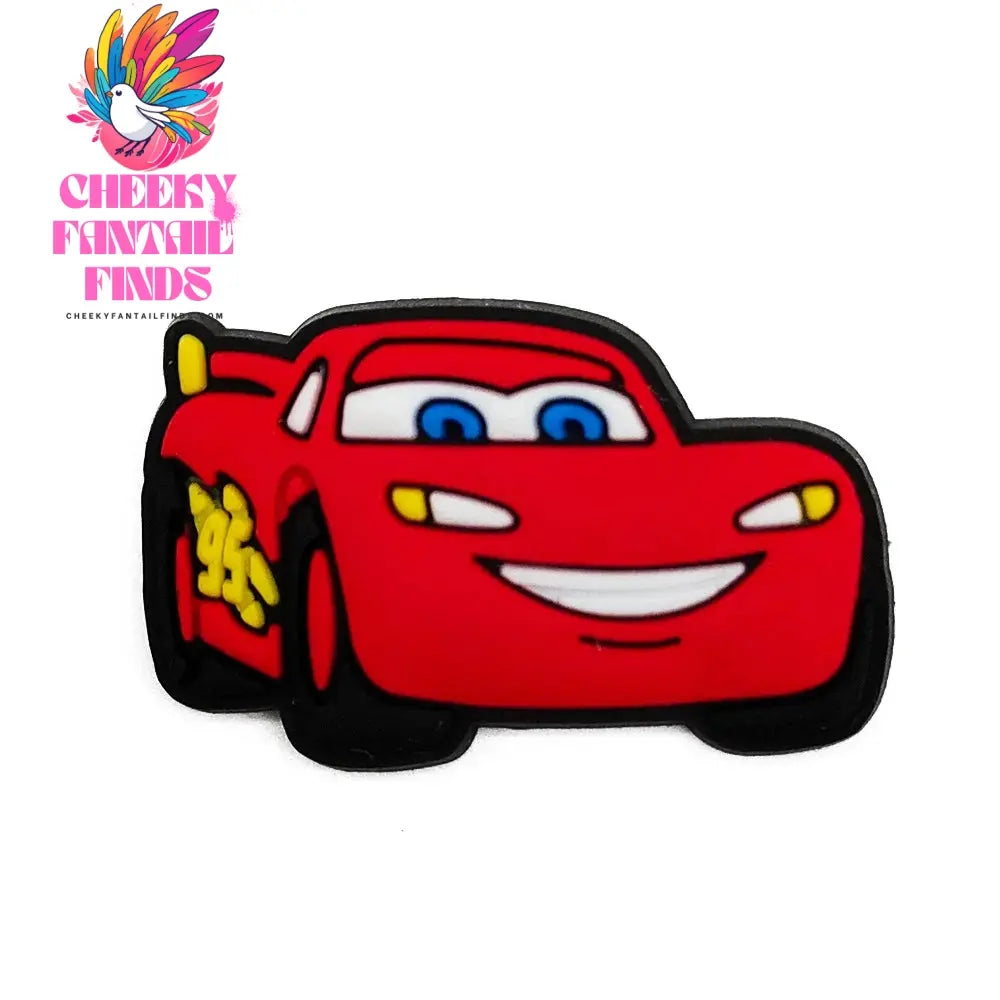 1PC Cartoon Lightning McQueen Cute Shoe Buckle Cheeky Fantail Finds