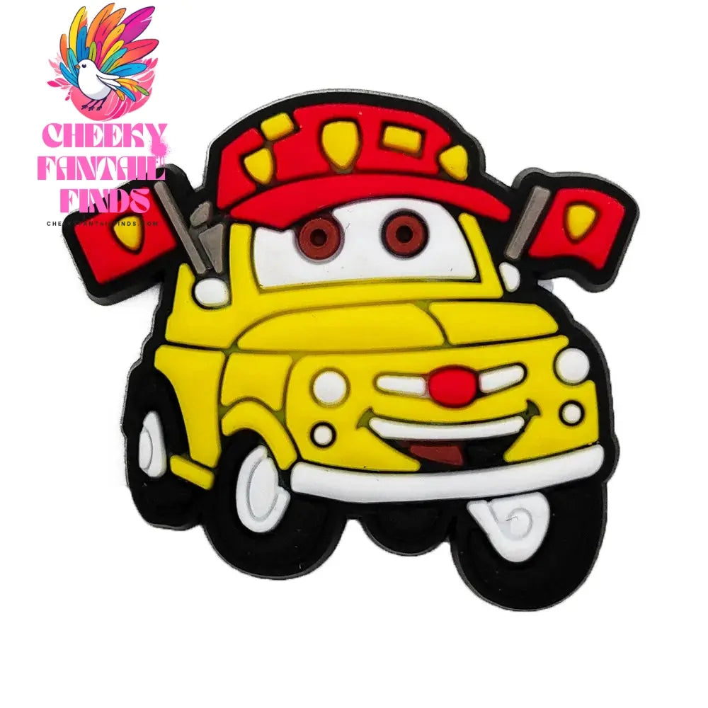 1PC Cartoon Lightning McQueen Cute Shoe Buckle Cheeky Fantail Finds
