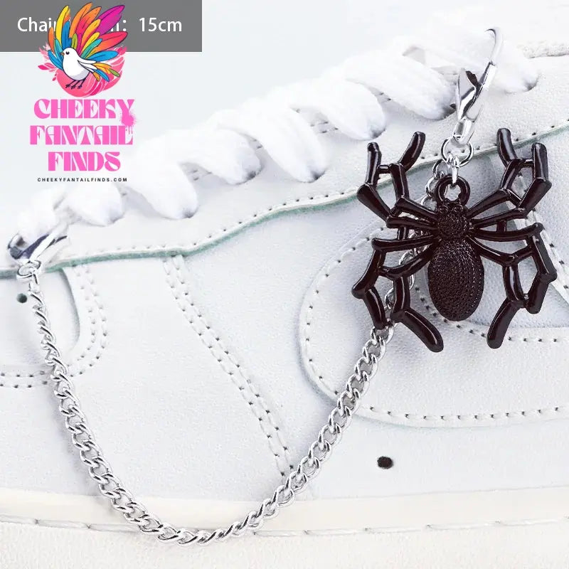 1PCS Luxurious Diamond DIY Heart Star Pearl Shoe Chain Punk Original Detachable Studded Pentagram Shoe Accessories Jewelry Penda Cheeky Fantail Finds