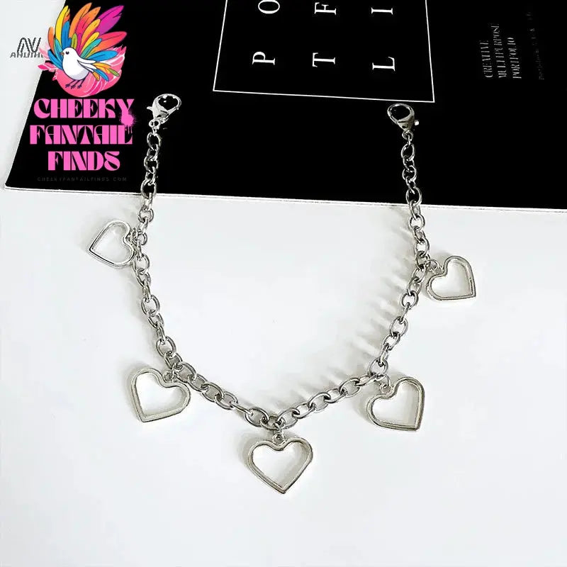 1Pcs Hollow Out Heart Star Charms Shoe Chains Martin Boots Canvas Shoes Buckles Decoration Y2k Shoes Accessories Cheeky Fantail Finds