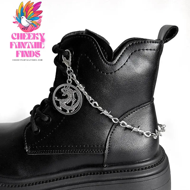 1Pcs Hollow Out Heart Star Charms Shoe Chains Martin Boots Canvas Shoes Buckles Decoration Y2k Shoes Accessories Cheeky Fantail Finds