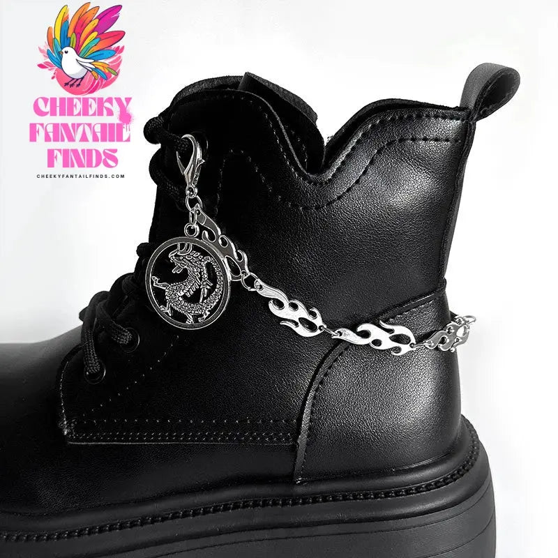1Pcs Hollow Out Heart Star Charms Shoe Chains Martin Boots Canvas Shoes Buckles Decoration Y2k Shoes Accessories Cheeky Fantail Finds