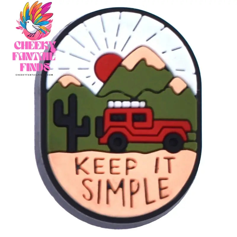 1Pcs PVC Beautiful landscape Shoe Charms for DIY Badge Clogs, Slides, Buckle Kids Adults, hole charms Cheeky Fantail Finds