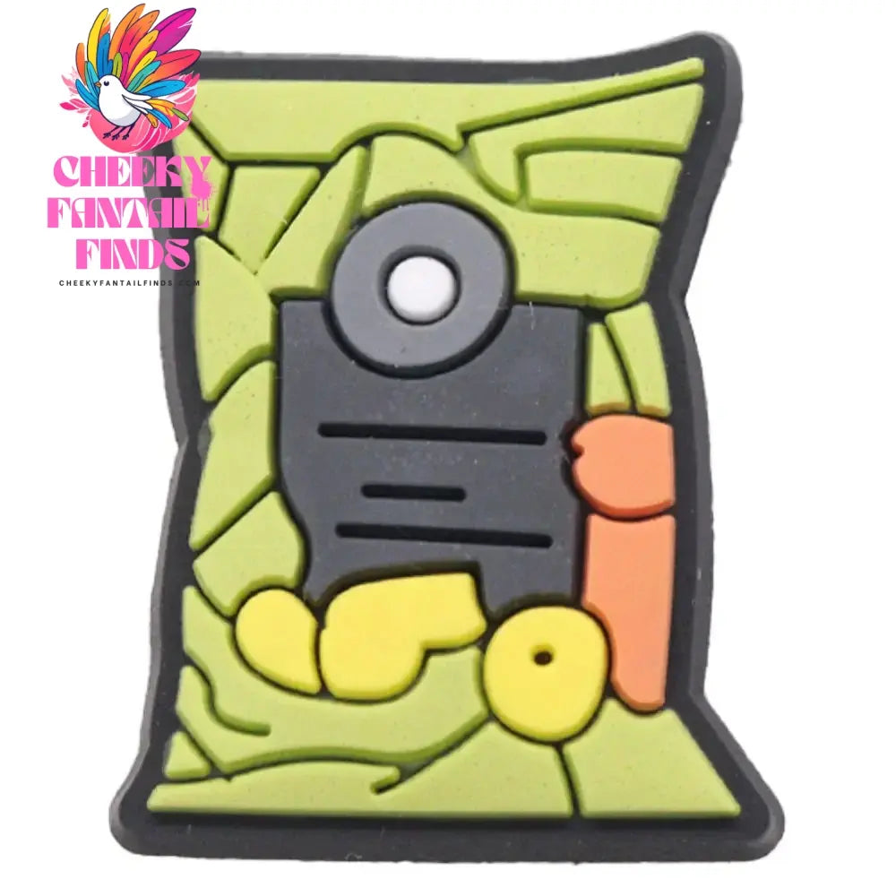 1Pcs Yummy Cookie Fried Chicken Chocolate Bar Candy Children Pvc Shoe Buckle Charms Clog Accessories Fit Women Sandals - Cheeky Fantail Finds