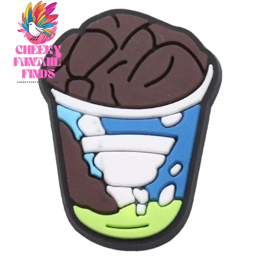 1Pcs Yummy Cookie Fried Chicken Chocolate Bar Candy Children Pvc Shoe Buckle Charms Clog Accessories Fit Women Sandals - Cheeky Fantail Finds