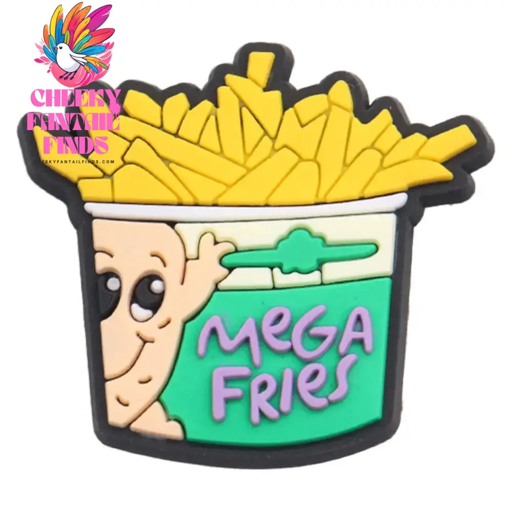 1Pcs Yummy Cookie Fried Chicken Chocolate Bar Candy Children Pvc Shoe Buckle Charms Clog Accessories Fit Women Sandals - Cheeky Fantail Finds