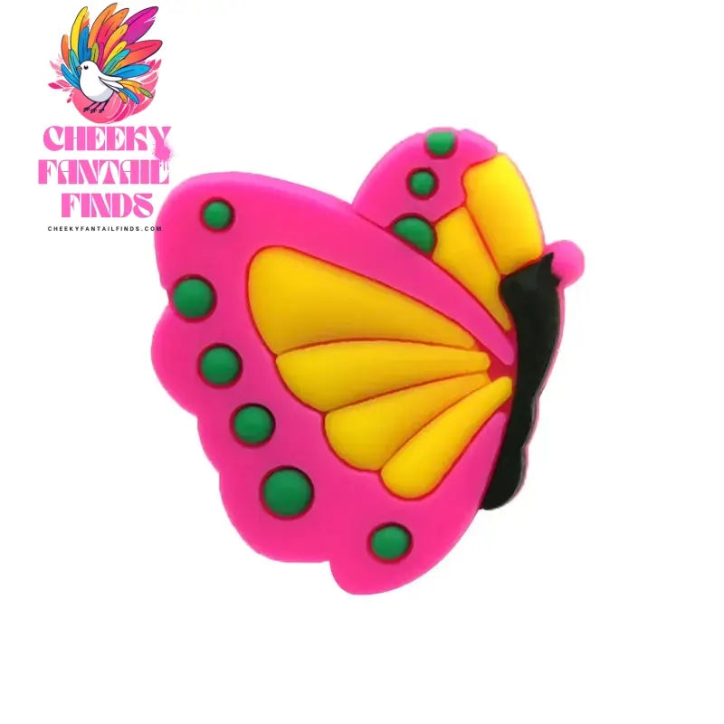 1pcs Animals Fruit Flower PVC Shoe Charms Butterfly Owl Ladybug Clog Decorations Avocado Cherry Mushroom Cactus Sandal Accessory - Cheeky Fantail Finds