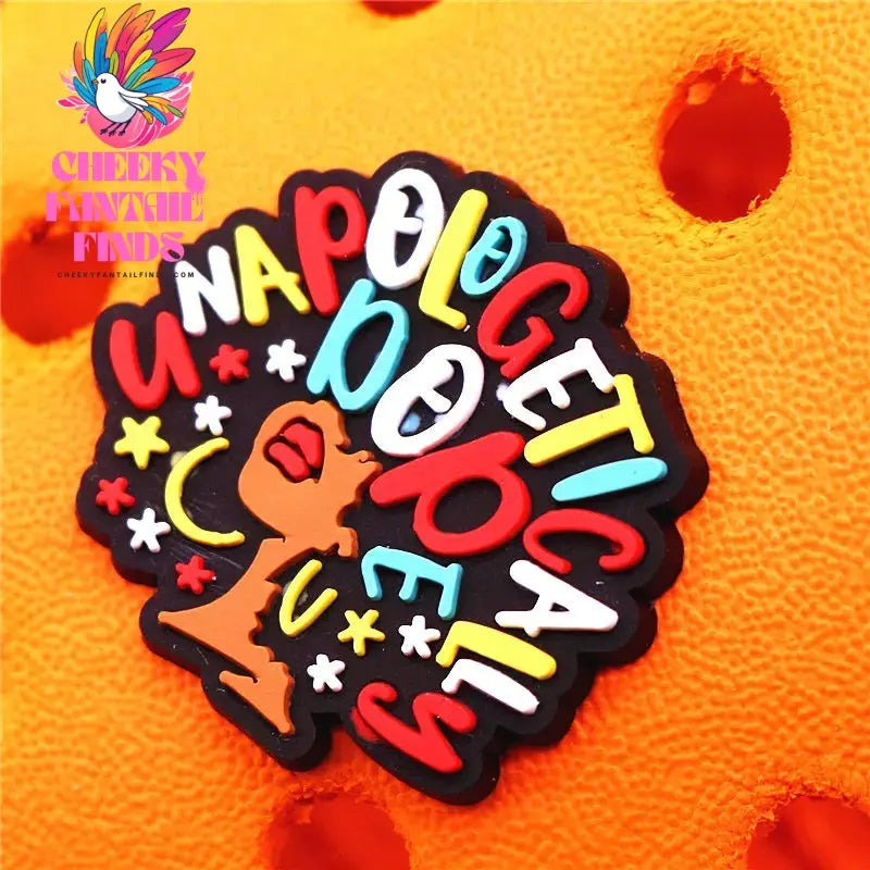 1pcs Black King Period PVC Theme Shoe Charms Decorations Melanin Magic Power Shoe Accessories Boy Bye Vote Shoes Buckle Pin Clip Cheeky Fantail Finds