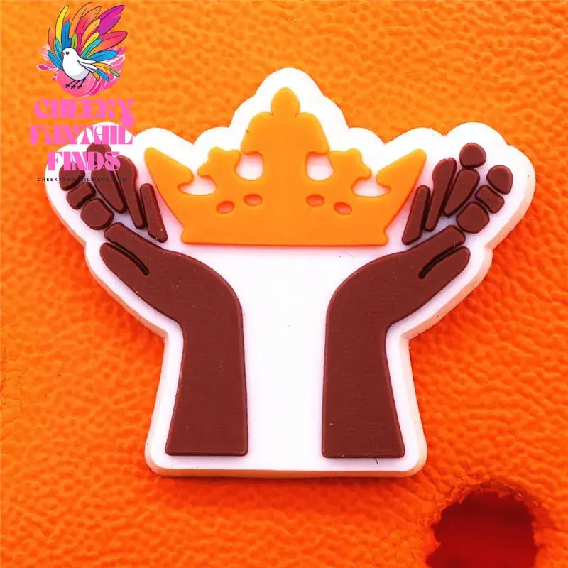 1pcs Black King Period PVC Theme Shoe Charms Decorations Melanin Magic Power Shoe Accessories Boy Bye Vote Shoes Buckle Pin Clip Cheeky Fantail Finds