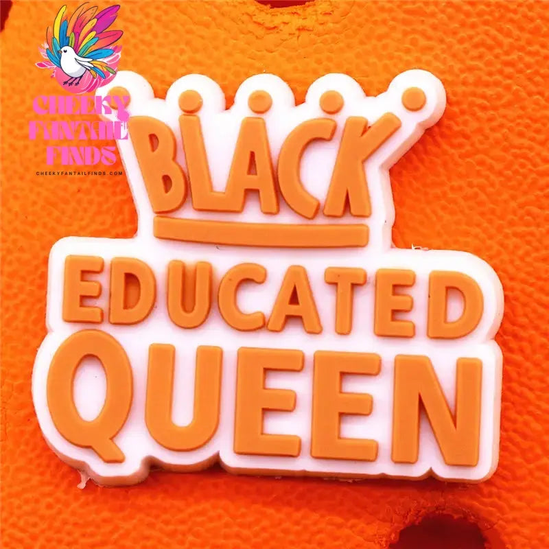 1pcs Black King Period PVC Theme Shoe Charms Decorations Melanin Magic Power Shoe Accessories Boy Bye Vote Shoes Buckle Pin Clip Cheeky Fantail Finds