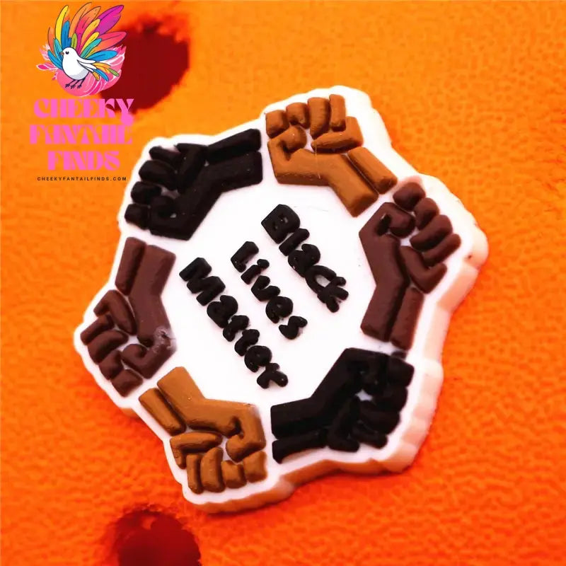 1pcs Black King Period PVC Theme Shoe Charms Decorations Melanin Magic Power Shoe Accessories Boy Bye Vote Shoes Buckle Pin Clip Cheeky Fantail Finds
