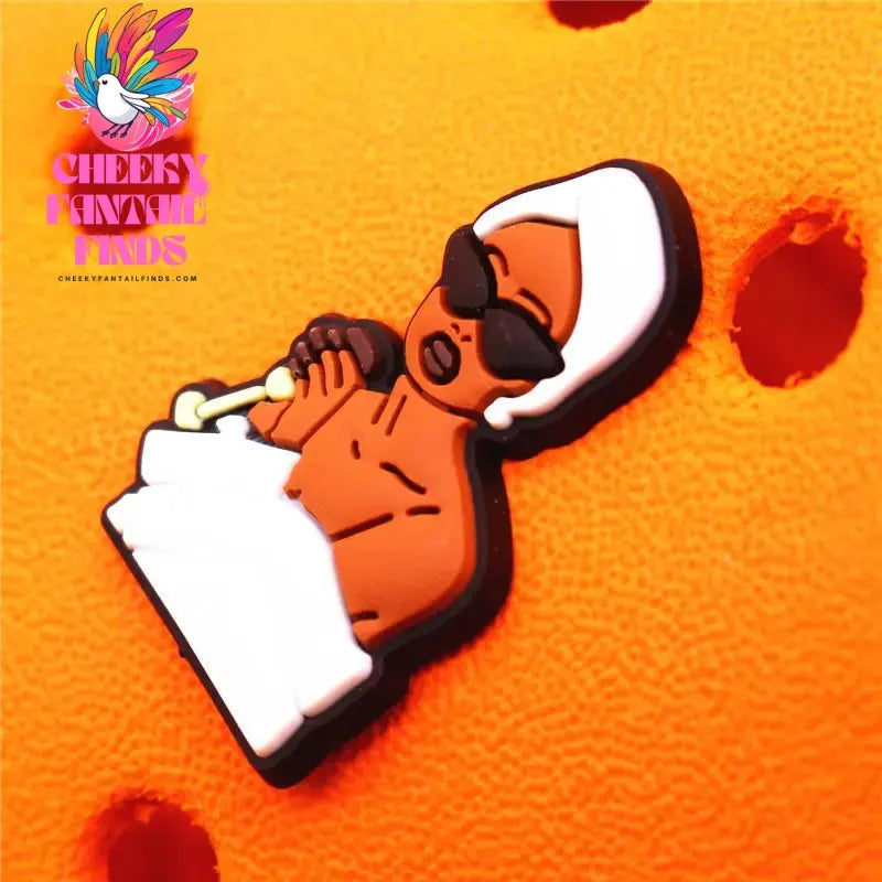1pcs Black King Period PVC Theme Shoe Charms Decorations Melanin Magic Power Shoe Accessories Boy Bye Vote Shoes Buckle Pin Clip Cheeky Fantail Finds