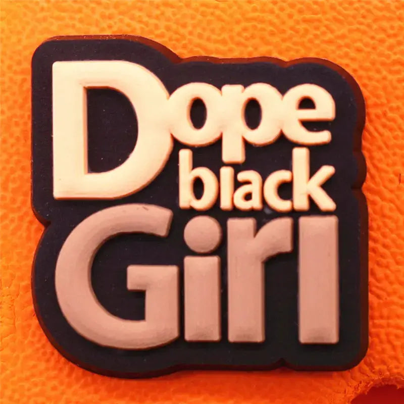 1pcs Black King Period PVC Theme Shoe Charms Decorations Melanin Magic Power Shoe Accessories Boy Bye Vote Shoes Buckle Pin Clip Cheeky Fantail Finds