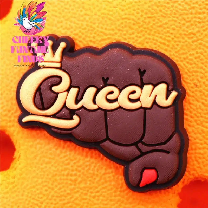 1pcs Black King Period PVC Theme Shoe Charms Decorations Melanin Magic Power Shoe Accessories Boy Bye Vote Shoes Buckle Pin Clip Cheeky Fantail Finds