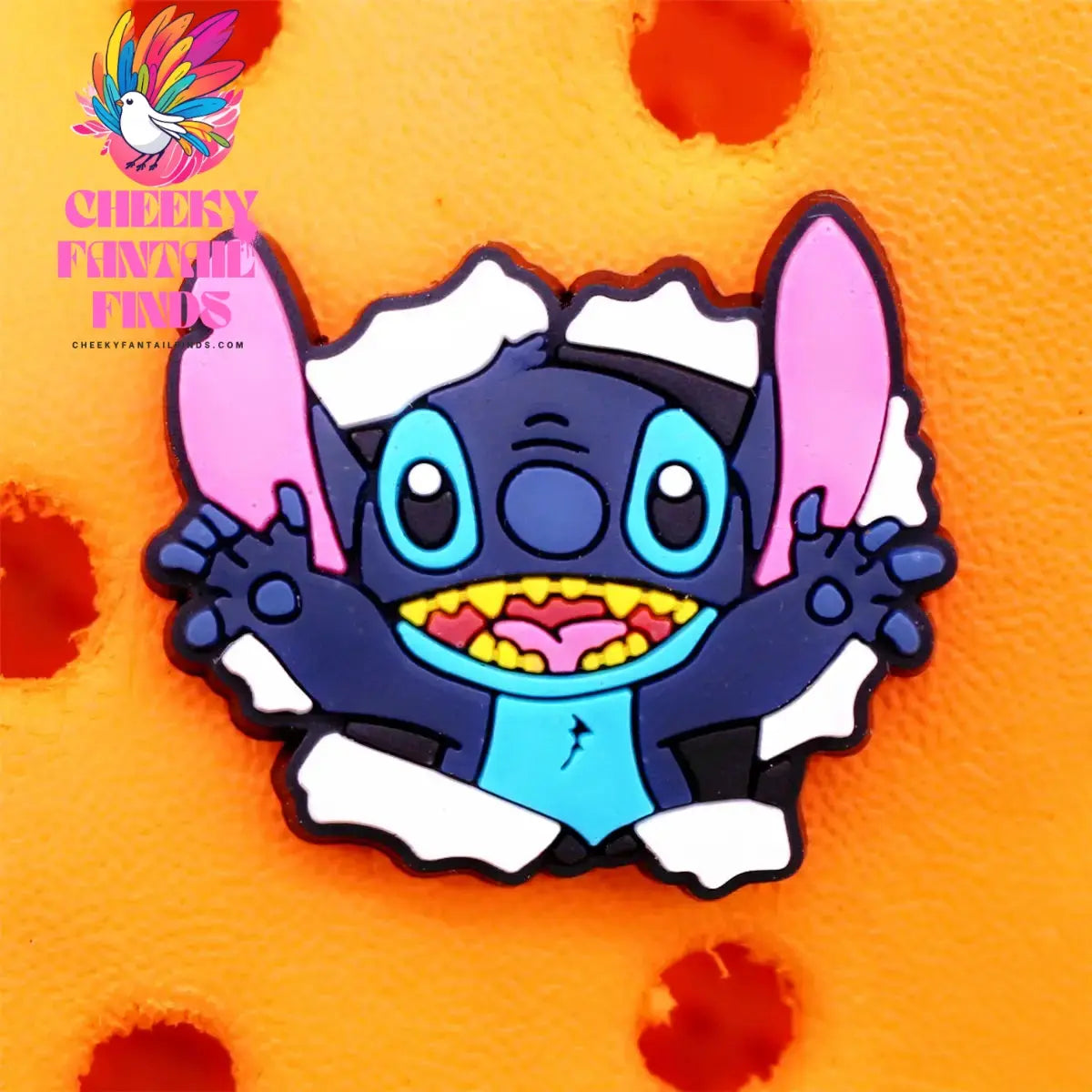 1pcs Cartoon movie Lilo Stitch Shoe Accessories Clog Charms Sandals Decoration Pink Stitch Angel PVC Clogs Buckle for Kids Gifts Cheeky Fantail Finds