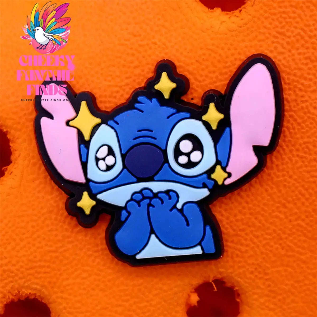 1pcs Cartoon movie Lilo Stitch Shoe Accessories Clog Charms Sandals Decoration Pink Stitch Angel PVC Clogs Buckle for Kids Gifts Cheeky Fantail Finds