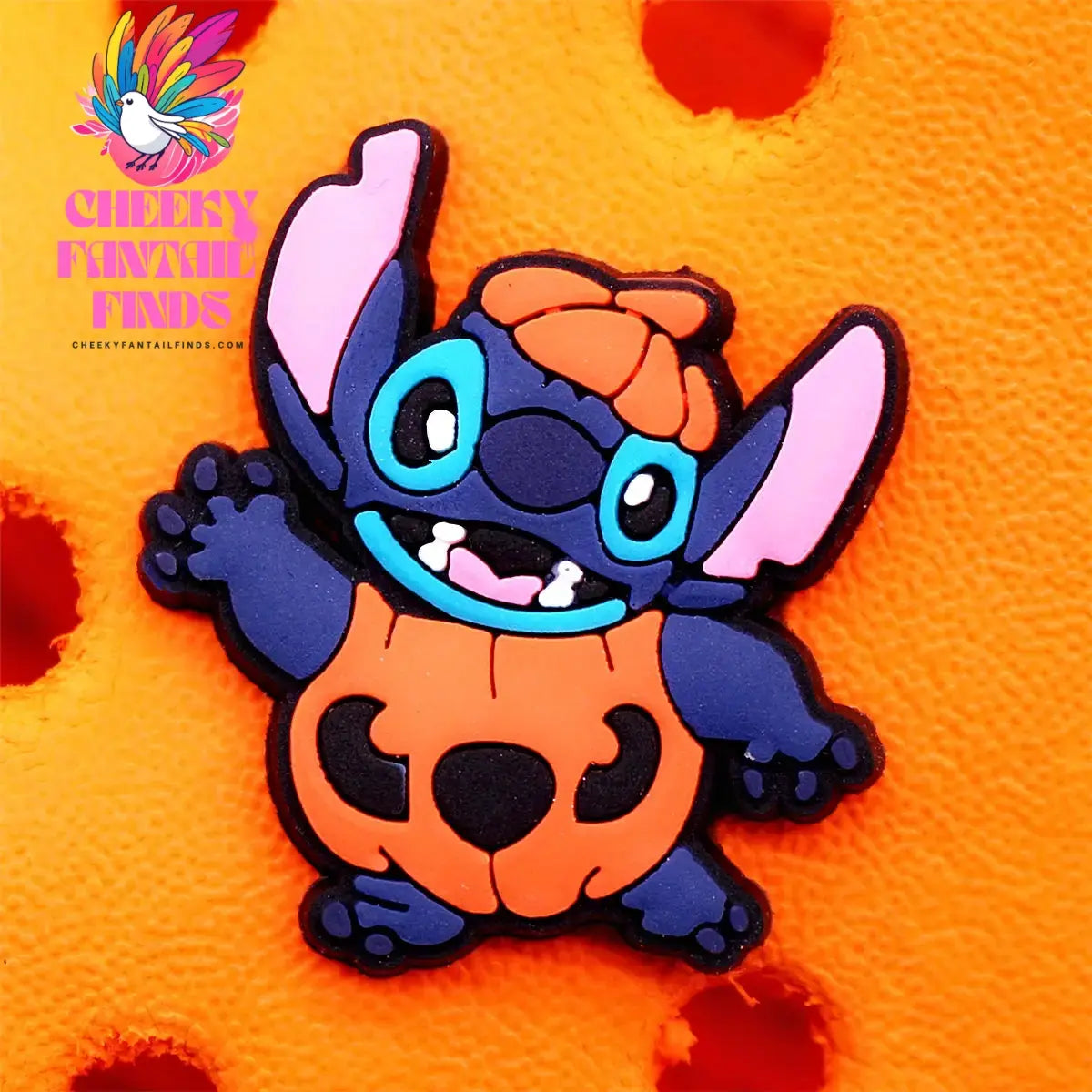 1pcs Cartoon movie Lilo Stitch Shoe Accessories Clog Charms Sandals Decoration Pink Stitch Angel PVC Clogs Buckle for Kids Gifts Cheeky Fantail Finds