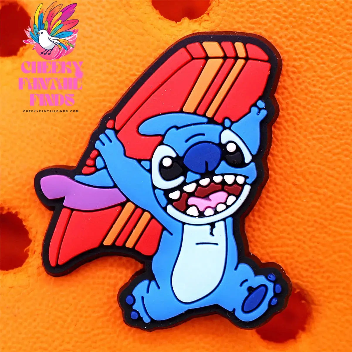 1pcs Cartoon movie Lilo Stitch Shoe Accessories Clog Charms Sandals Decoration Pink Stitch Angel PVC Clogs Buckle for Kids Gifts Cheeky Fantail Finds
