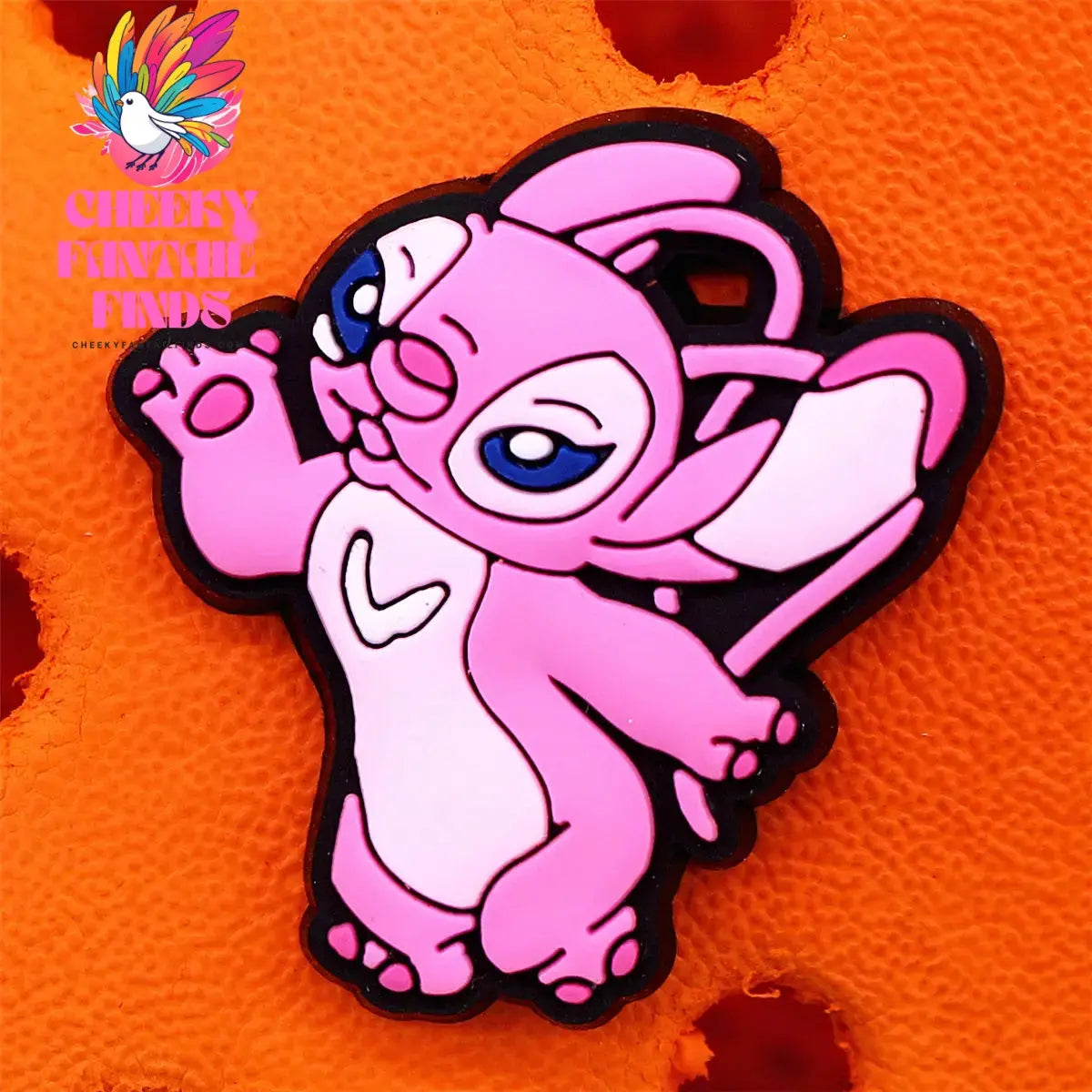 1pcs Cartoon movie Lilo Stitch Shoe Accessories Clog Charms Sandals Decoration Pink Stitch Angel PVC Clogs Buckle for Kids Gifts Cheeky Fantail Finds