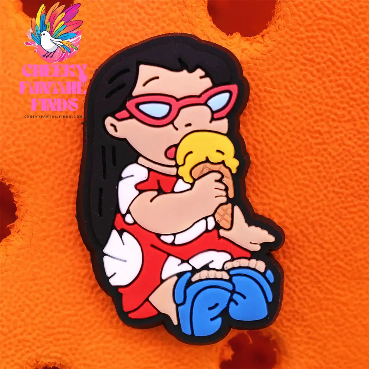 1pcs Cartoon movie Lilo Stitch Shoe Accessories Clog Charms Sandals Decoration Pink Stitch Angel PVC Clogs Buckle for Kids Gifts Cheeky Fantail Finds