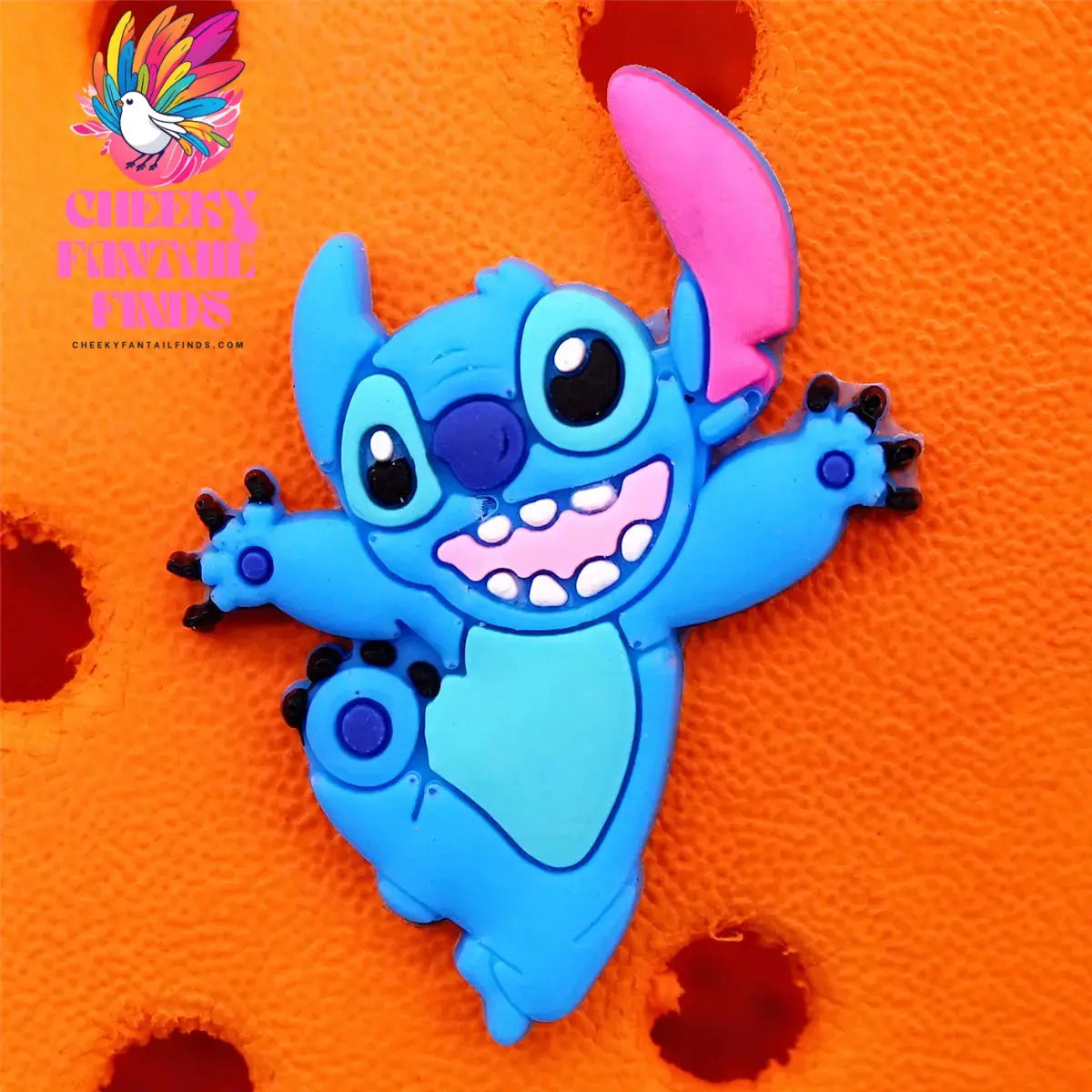 1pcs Cartoon movie Lilo Stitch Shoe Accessories Clog Charms Sandals Decoration Pink Stitch Angel PVC Clogs Buckle for Kids Gifts Cheeky Fantail Finds