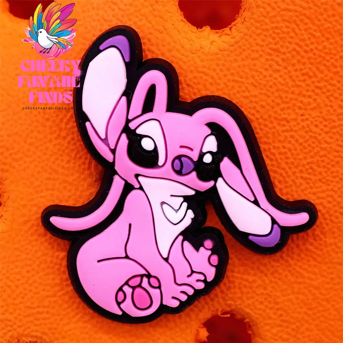 1pcs Cartoon movie Lilo Stitch Shoe Accessories Clog Charms Sandals Decoration Pink Stitch Angel PVC Clogs Buckle for Kids Gifts Cheeky Fantail Finds