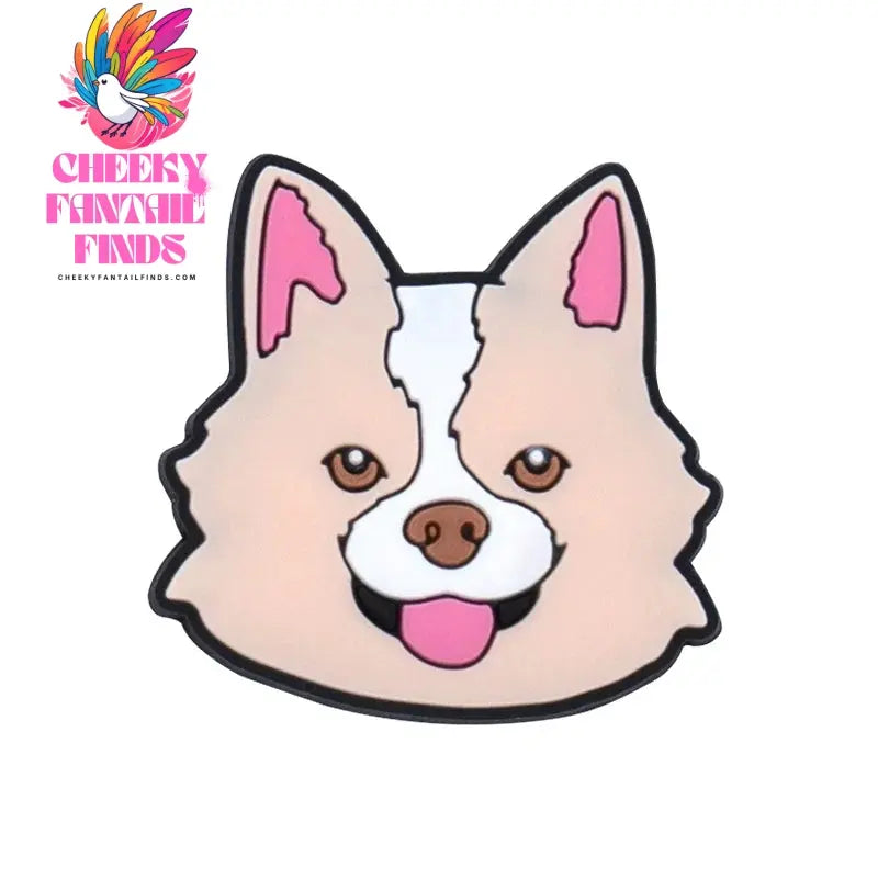 1pcs Dog Corgi Bulldog Shoe Charms Accessories,Shoe Decorations Pins for Woman Men Girls Boys Kids,Garden Sandals Clog Buckles Cheeky Fantail Finds