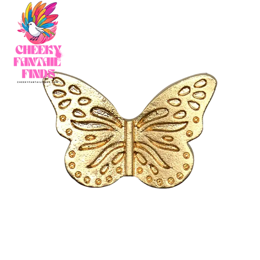 1pcs Golden Metal Shoes Charms Designer Luxury Butterfly Daisy Pins for Women Girls Shoes Decorations Accessories Buckles Gift - Cheeky Fantail Finds