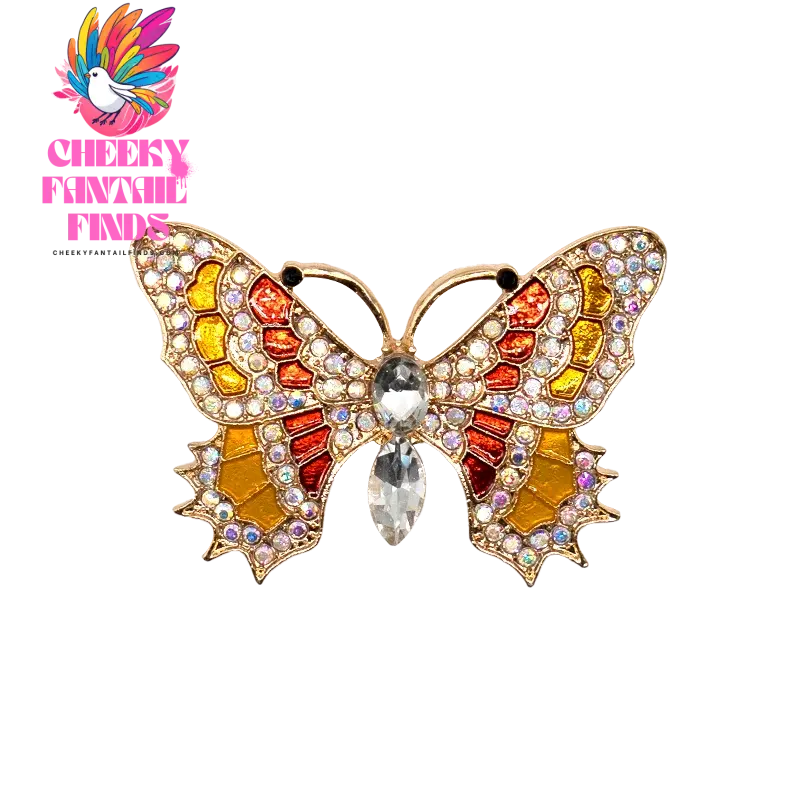 1pcs Golden Metal Shoes Charms Designer Luxury Butterfly Daisy Pins for Women Girls Shoes Decorations Accessories Buckles Gift - Cheeky Fantail Finds