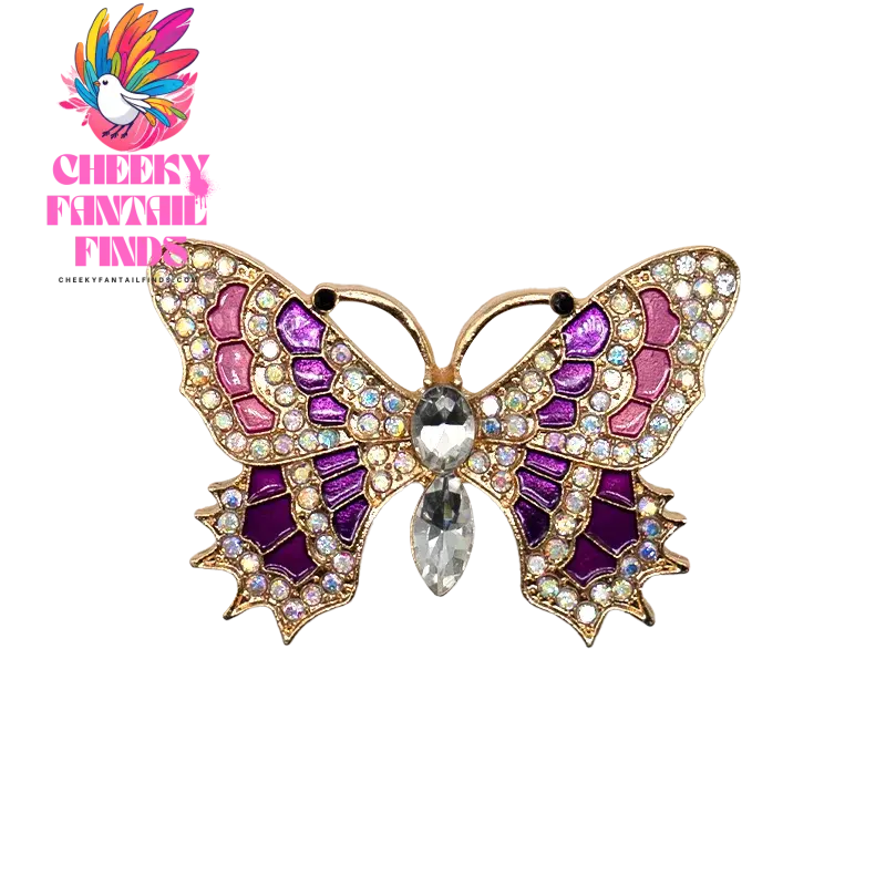 1pcs Golden Metal Shoes Charms Designer Luxury Butterfly Daisy Pins for Women Girls Shoes Decorations Accessories Buckles Gift - Cheeky Fantail Finds