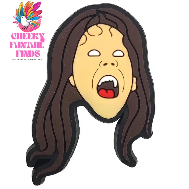 1pcs Halloween Horror Movie Exorcist shoe Charms Designer for Shoe Accessories for Classic Clog Kids Gift Hot Sale Cheeky Fantail Finds